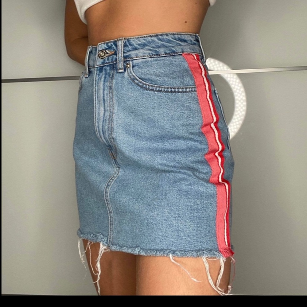 jean skirt